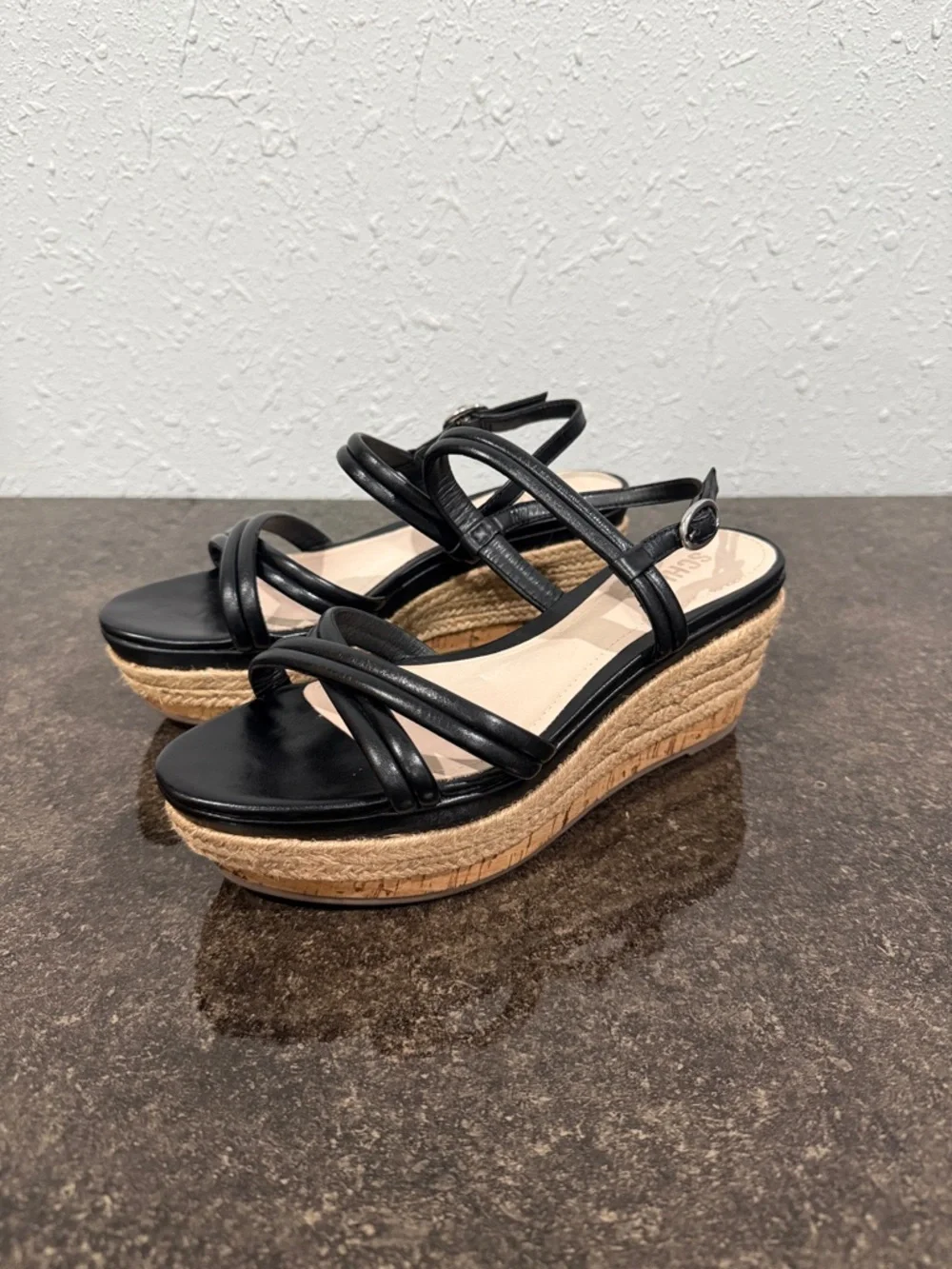 SCHUTZ‎ Isla Platform Wedges Size 7